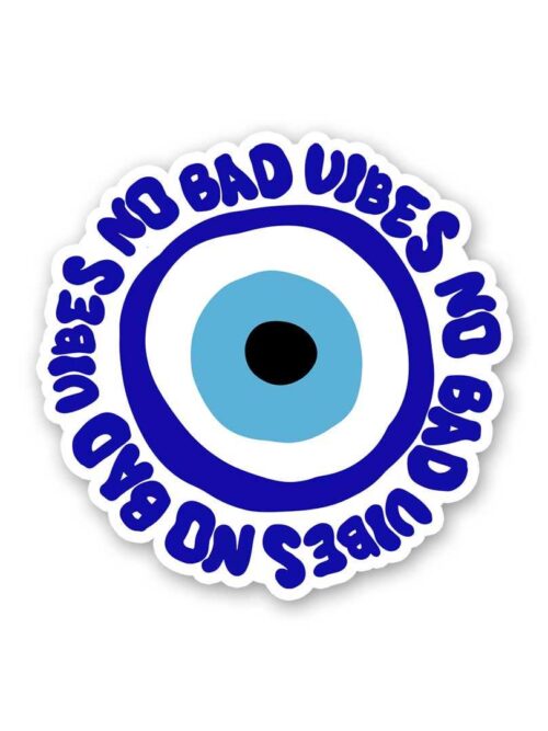 No Bad Vibes Sticker
