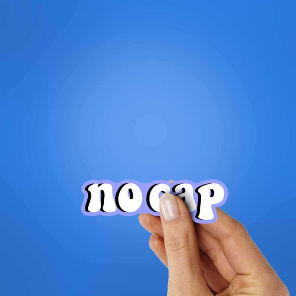 No Cap Sticker
