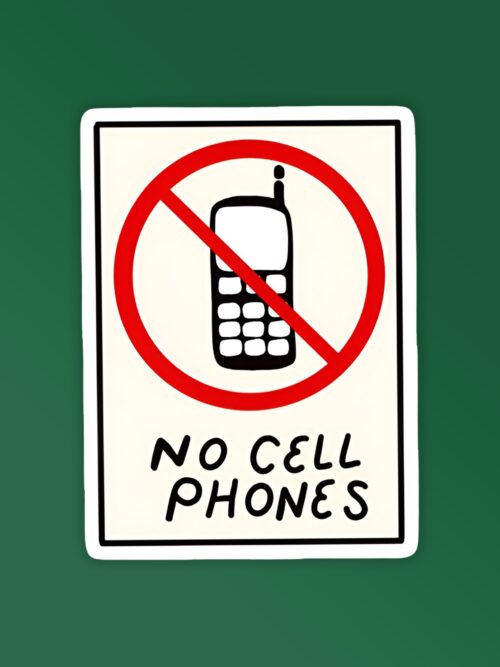 No Cell Phone Lukes Gilmore Girls Sticker