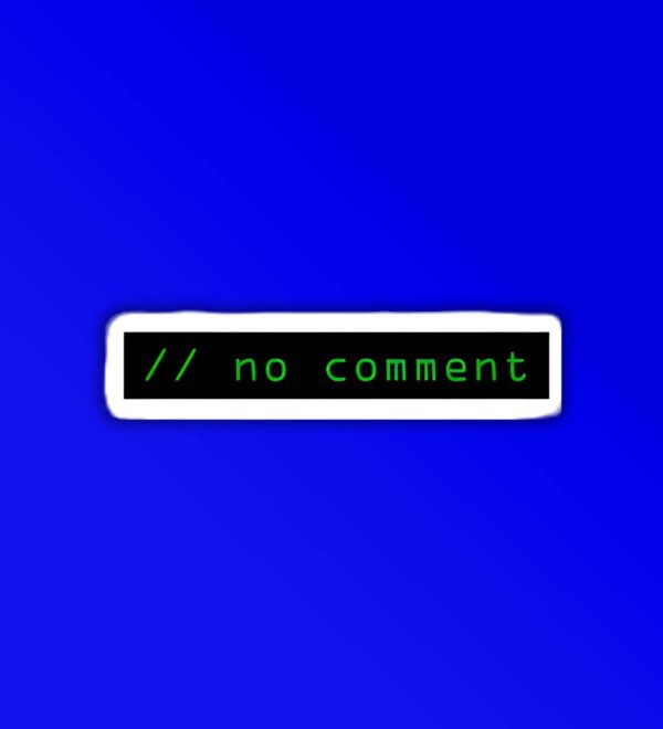 No Command Programmer Coding Sticker No Command Programmer Coding Sticker