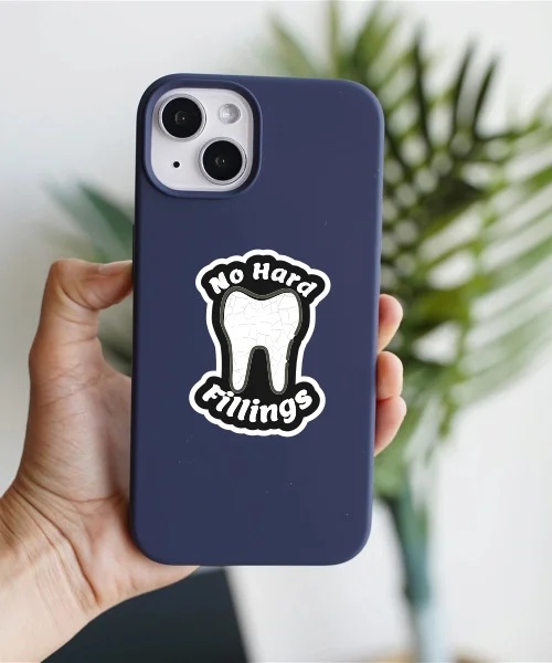 No Hard Fillings Sticker
