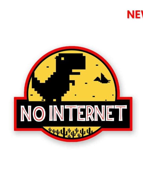 No Internet Sticker