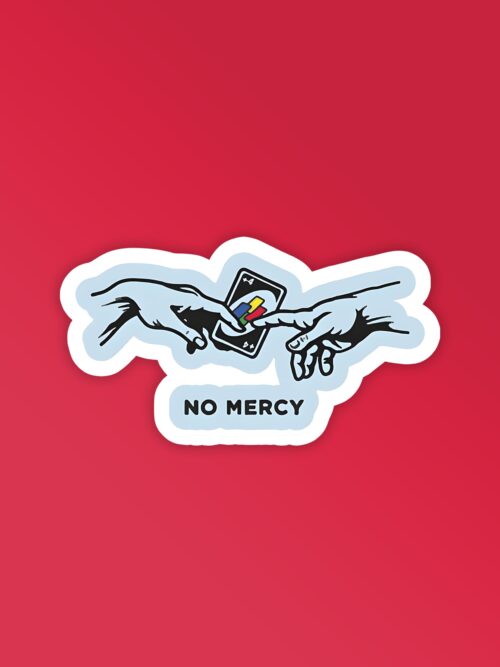 No Mercy UNO Laptop   Mobile Stickers