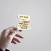 No One Is You That Is Your Power Motivational Stickers
