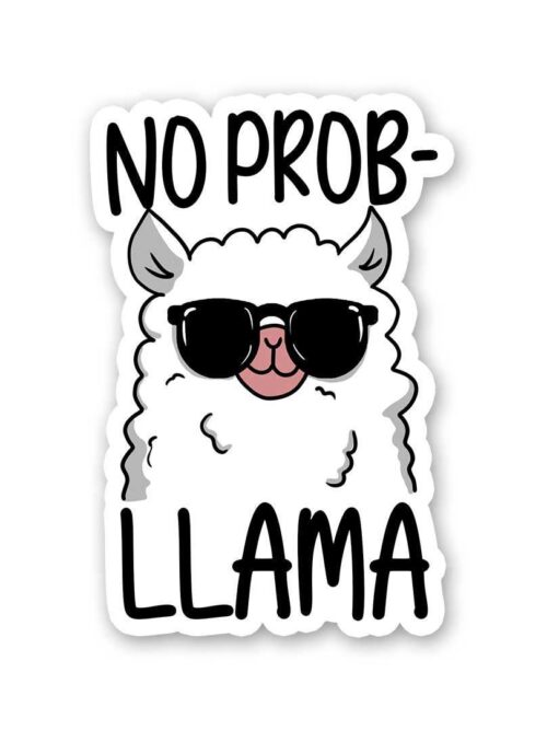 No Problem Sticker