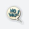 No Way Sticker