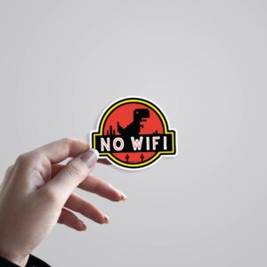 No Wifi Witty Stickers