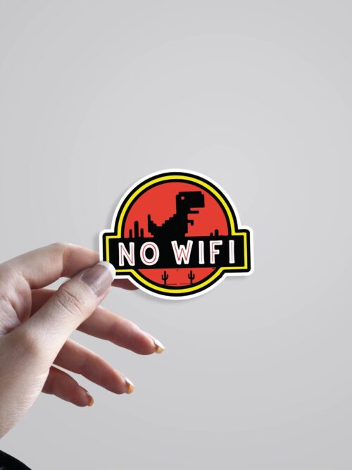 No Wifi Witty Stickers