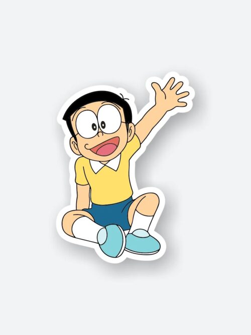 Nobita Excited Sticker