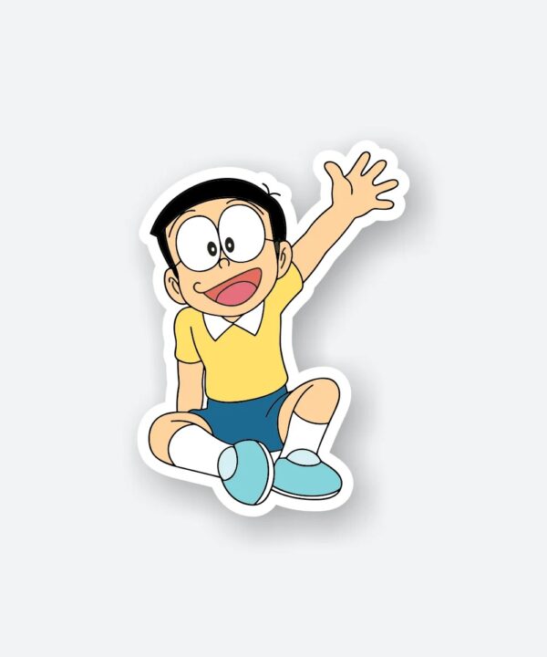 Nobita Excited Sticker Nobita Excited Sticker