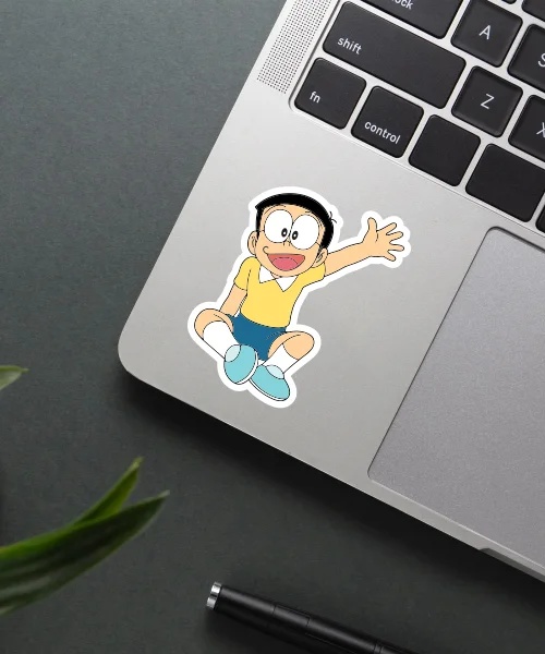 Nobita Excited Sticker Nobita Excited Sticker