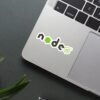 Node JS Clear Sticker
