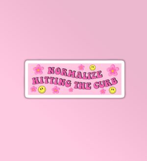 Normalize Hitting The Curb Sticker