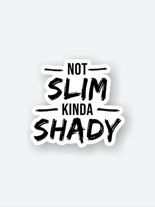 Not SLIM Kinda SHADY Sticker