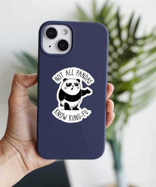 Not All Pandas Know KUNG FU Sticker