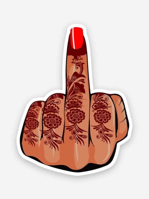 Not Your Regular Mahila Sticker