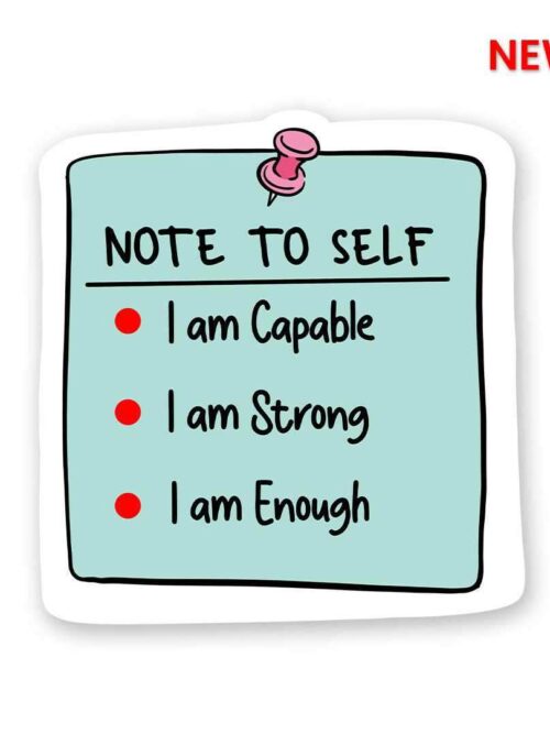 Note To Self Sticker