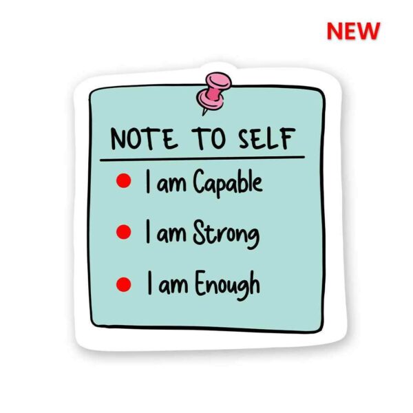 Note To Self Sticker