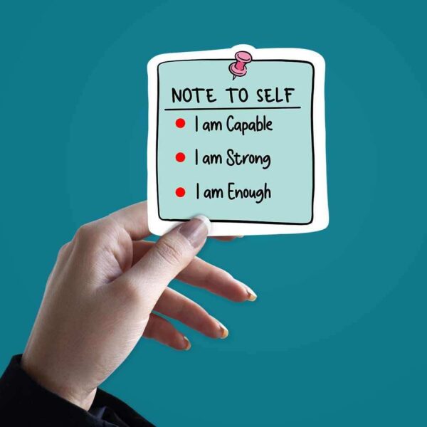 Note To Self Sticker