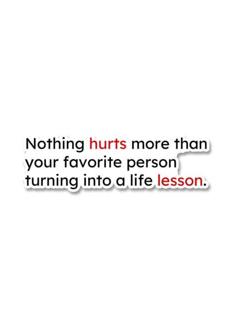 Nothing Hurts Sticker