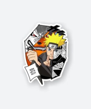 Now Lets Go Naruto Sticker Now Lets Go Naruto Sticker
