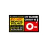 O Negative Sticker