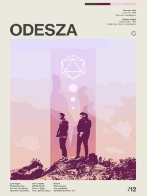 ODESZA Music Poster