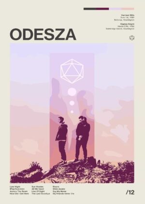ODESZA Music Poster