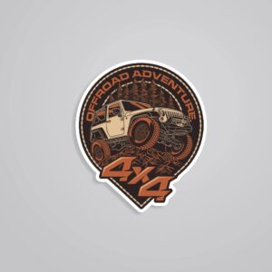Offroad Adventure 4×4 Travels Stickers