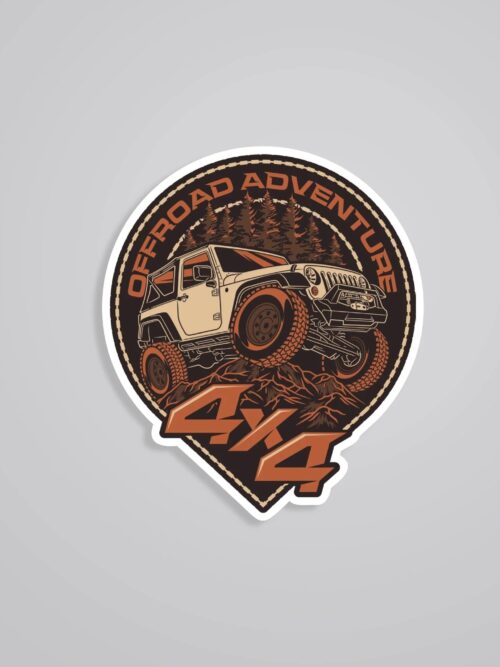 Offroad Adventure 4×4 Travels Stickers