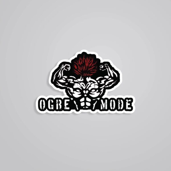 Ogre Mode Anime Stickers