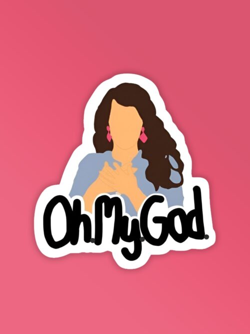Oh My God Janice   Laptop Mobile Stickers