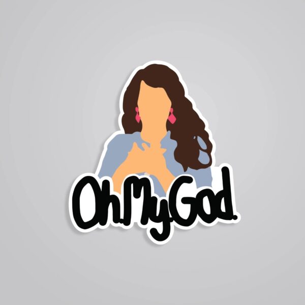Oh My God TV Shows Stickers