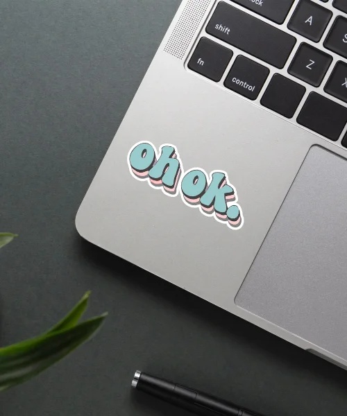 Oh Ok Sticker