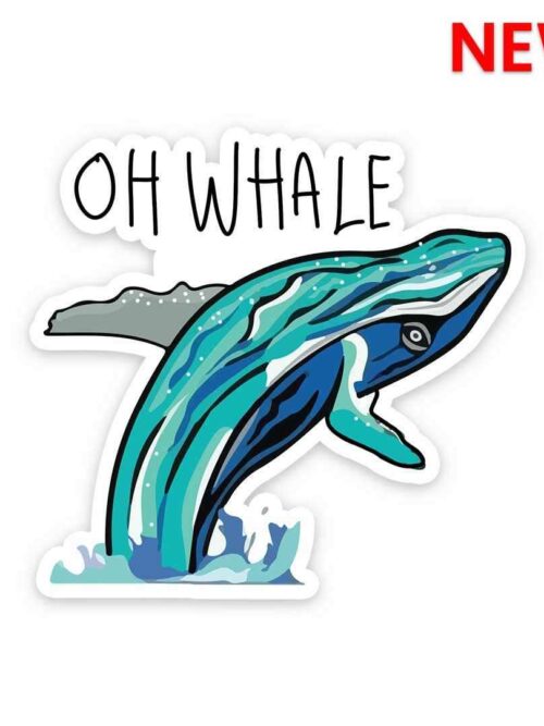 Oh Whale Sticker