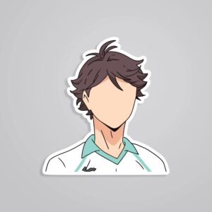 Oikawa Tooru Minimalist Anime Stickers Oikawa Tooru Minimalist Anime Stickers