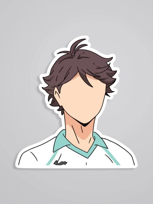 Oikawa Tooru Minimalist Anime Stickers
