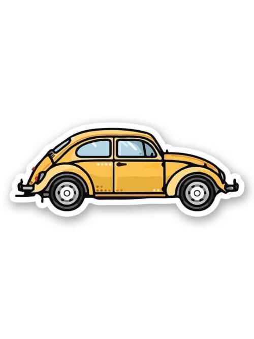 Old School Beetle Sticker