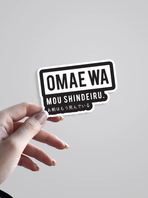 Omae Wa Mou Shindeiru Anime Stickers