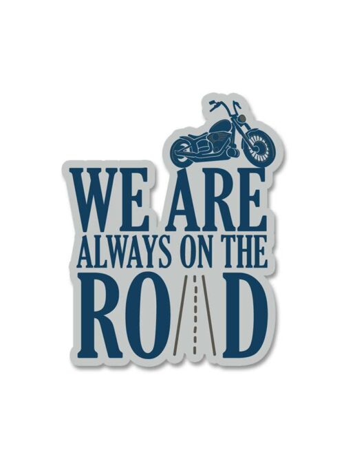 On The Road Sticker