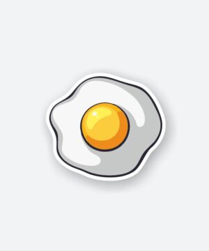 One Fried Egg Sticker