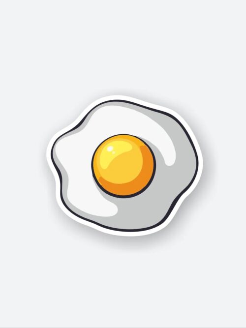One Fried Egg Sticker