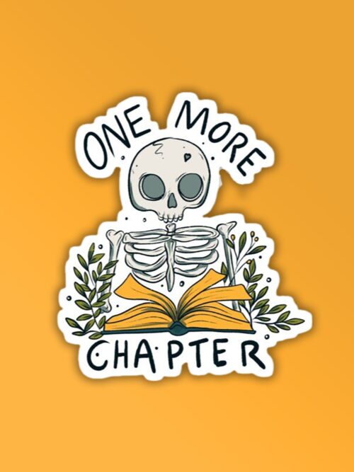 One More Chapter   Laptop Mobile Sticker