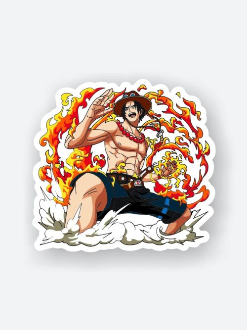 One Piece Ace Luffy Sticker