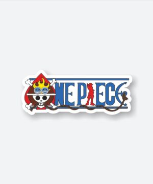 One Piece Flag Logo Sticker One Piece Flag Logo Sticker