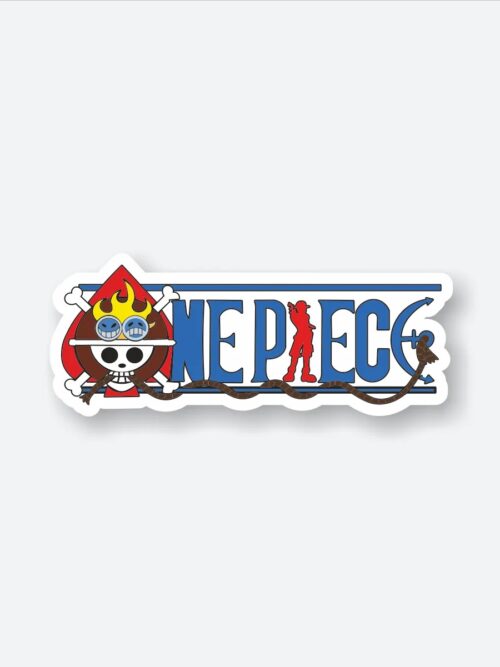 One Piece Flag Logo Sticker