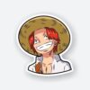 One Piece Shanks Smile Sticker