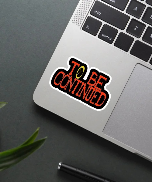 One Piece To Be Continued Sticker One Piece To Be Continued Sticker