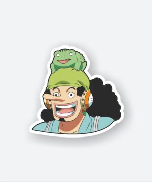 One Piece Usopp And Frog Sticker One Piece Usopp And Frog Sticker