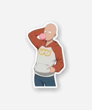 One Punch Man Saitama Sticker One Punch Man Saitama Sticker
